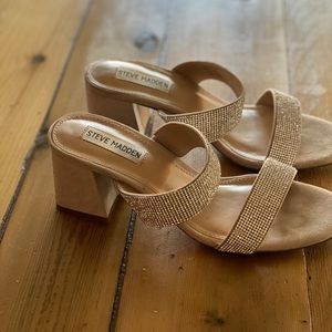 Steve Madden rhinestone sandals